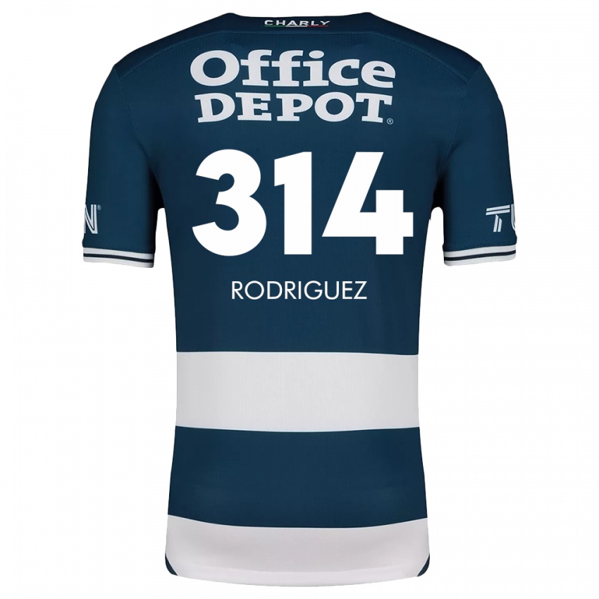 Kinder Alan Rodríguez #314 Blau Weiss Heimtrikot Trikot 2024/25 T-Shirt Österreich