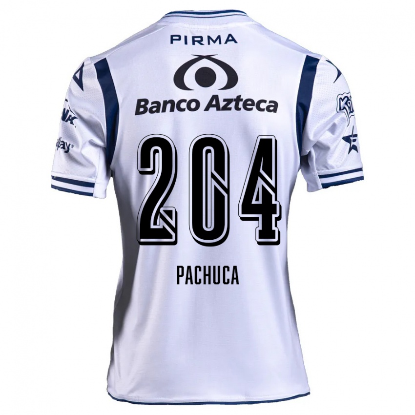 Kinder José Pachuca #204 Weiß Marineblau Heimtrikot Trikot 2024/25 T-Shirt Österreich