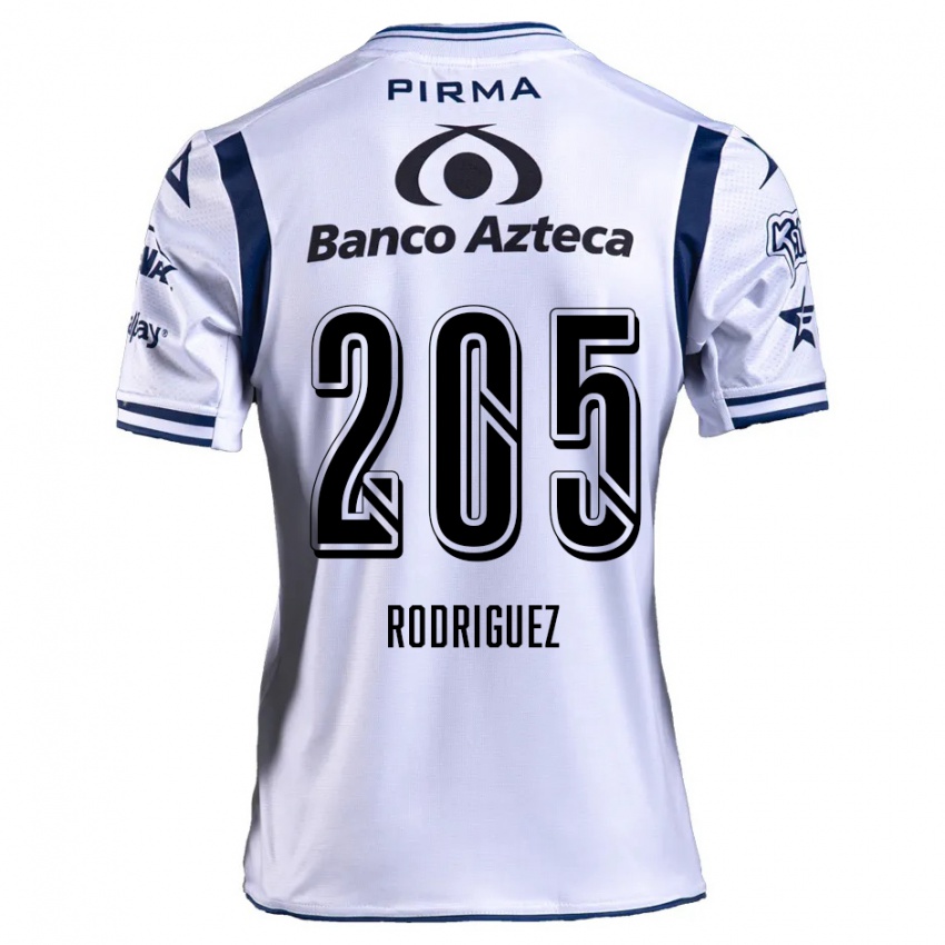 Kinder Alberto Rodríguez #205 Weiß Marineblau Heimtrikot Trikot 2024/25 T-Shirt Österreich