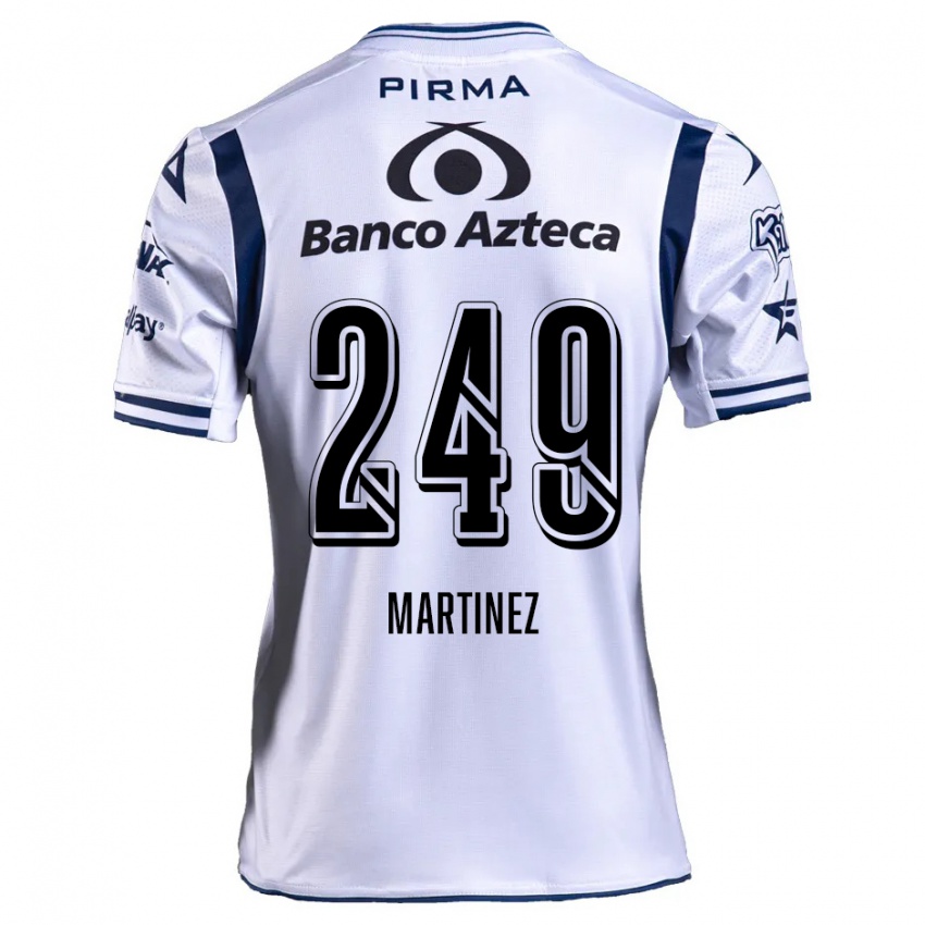 Kinder Juan Martínez #249 Weiß Marineblau Heimtrikot Trikot 2024/25 T-Shirt Österreich