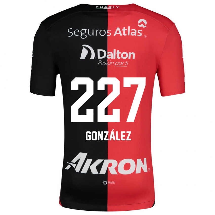 Kinder Rodolfo González #227 Rot Schwarz Heimtrikot Trikot 2024/25 T-Shirt Österreich