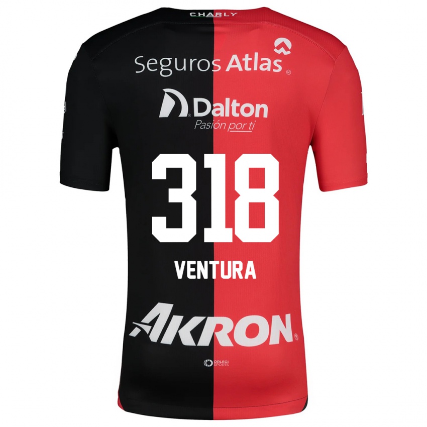 Kinder Lissandro Ventura #318 Rot Schwarz Heimtrikot Trikot 2024/25 T-Shirt Österreich