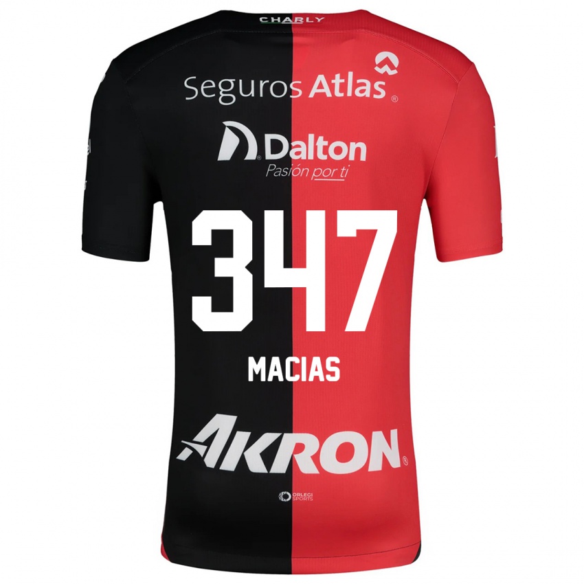 Kinder Ángel Macías #347 Rot Schwarz Heimtrikot Trikot 2024/25 T-Shirt Österreich