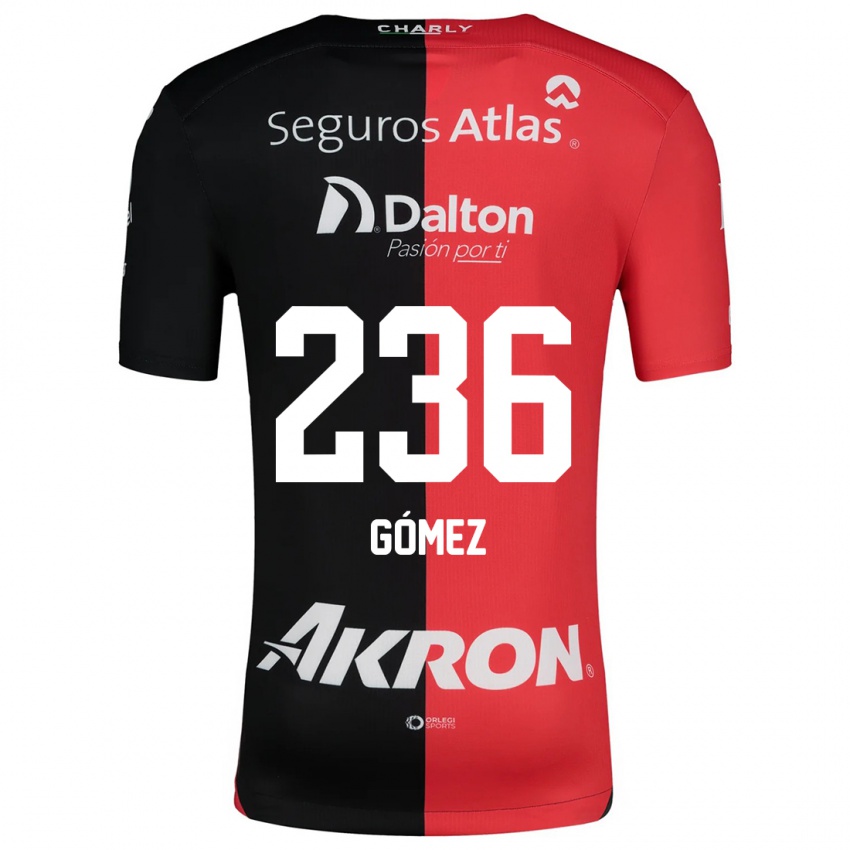 Kinder José Gómez #236 Rot Schwarz Heimtrikot Trikot 2024/25 T-Shirt Österreich