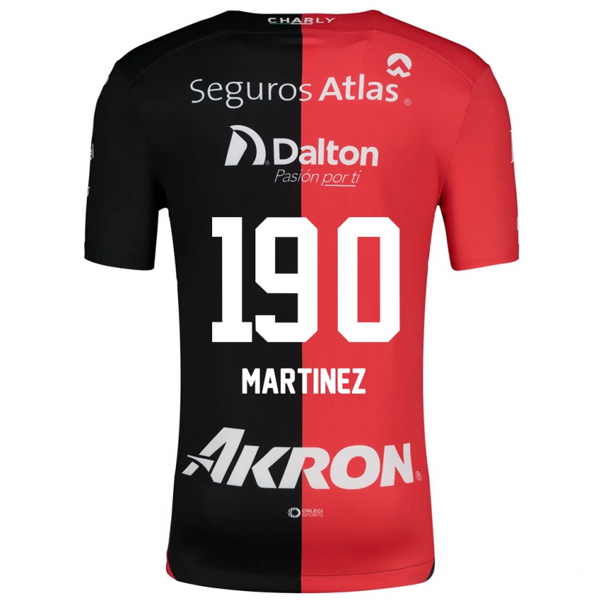 Kinder Luis Carlos Martínez #190 Rot Schwarz Heimtrikot Trikot 2024/25 T-Shirt Österreich