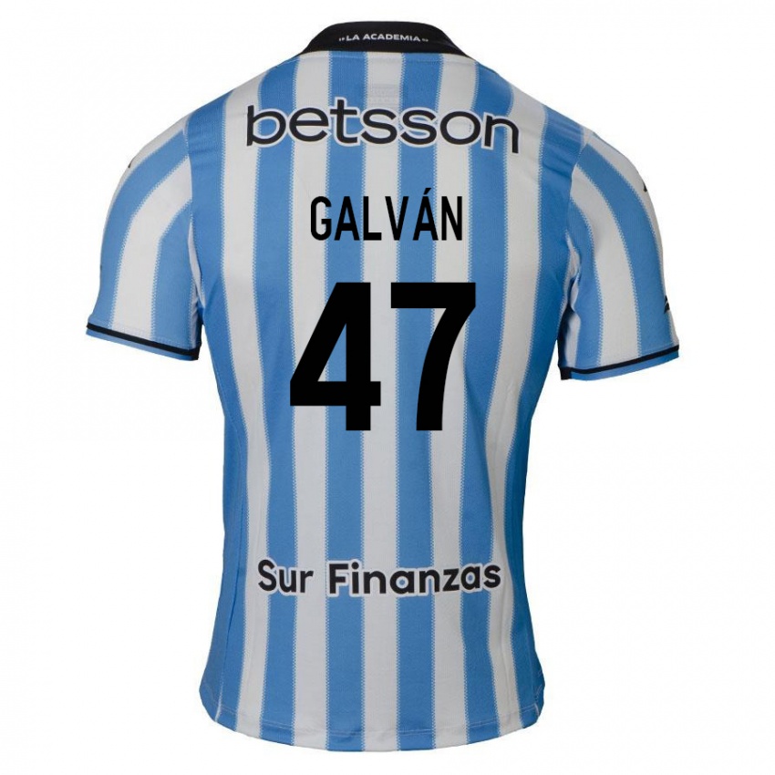 Kinder Ignacio Galván #47 Blau Weiß Schwarz Heimtrikot Trikot 2024/25 T-Shirt Österreich