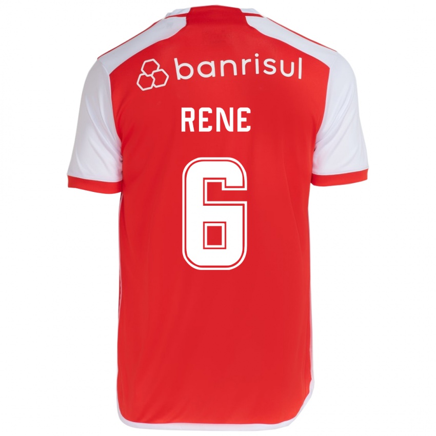 Kinder Rene #6 Rot-Weiss Heimtrikot Trikot 2024/25 T-Shirt Österreich