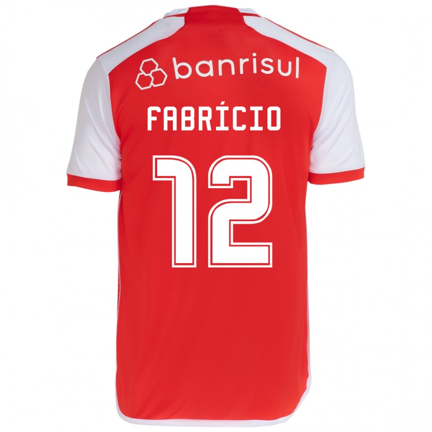 Kinder Fabrício #12 Rot-Weiss Heimtrikot Trikot 2024/25 T-Shirt Österreich