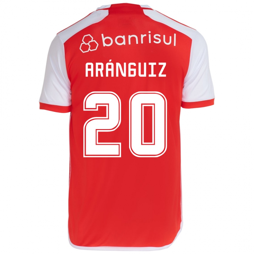 Kinder Charles Aránguiz #20 Rot-Weiss Heimtrikot Trikot 2024/25 T-Shirt Österreich