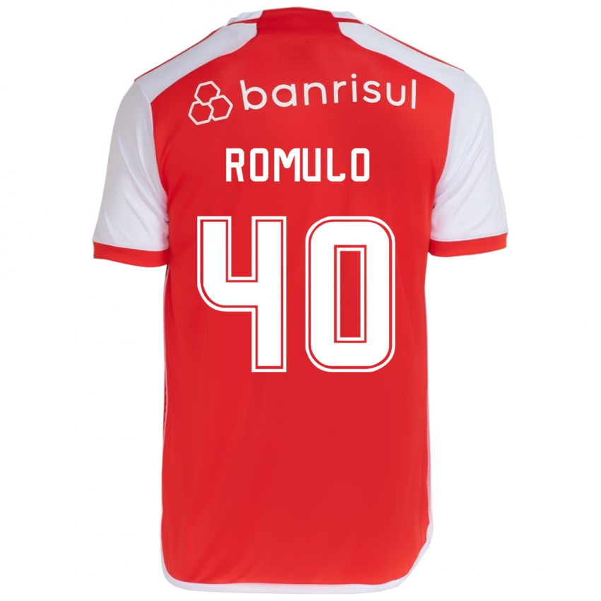 Kinder Rômulo #40 Rot-Weiss Heimtrikot Trikot 2024/25 T-Shirt Österreich