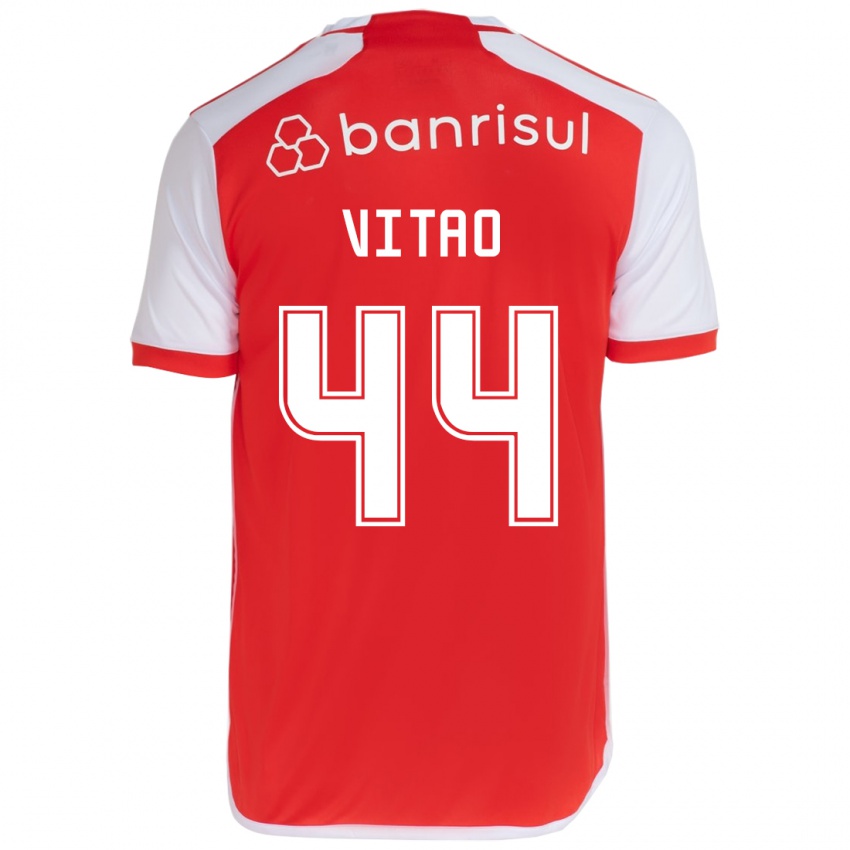 Kinder Vitão #44 Rot-Weiss Heimtrikot Trikot 2024/25 T-Shirt Österreich