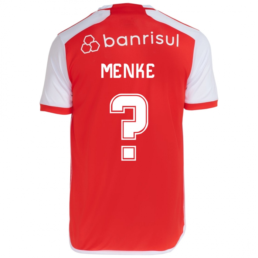 Kinder Henrique Menke #0 Rot-Weiss Heimtrikot Trikot 2024/25 T-Shirt Österreich