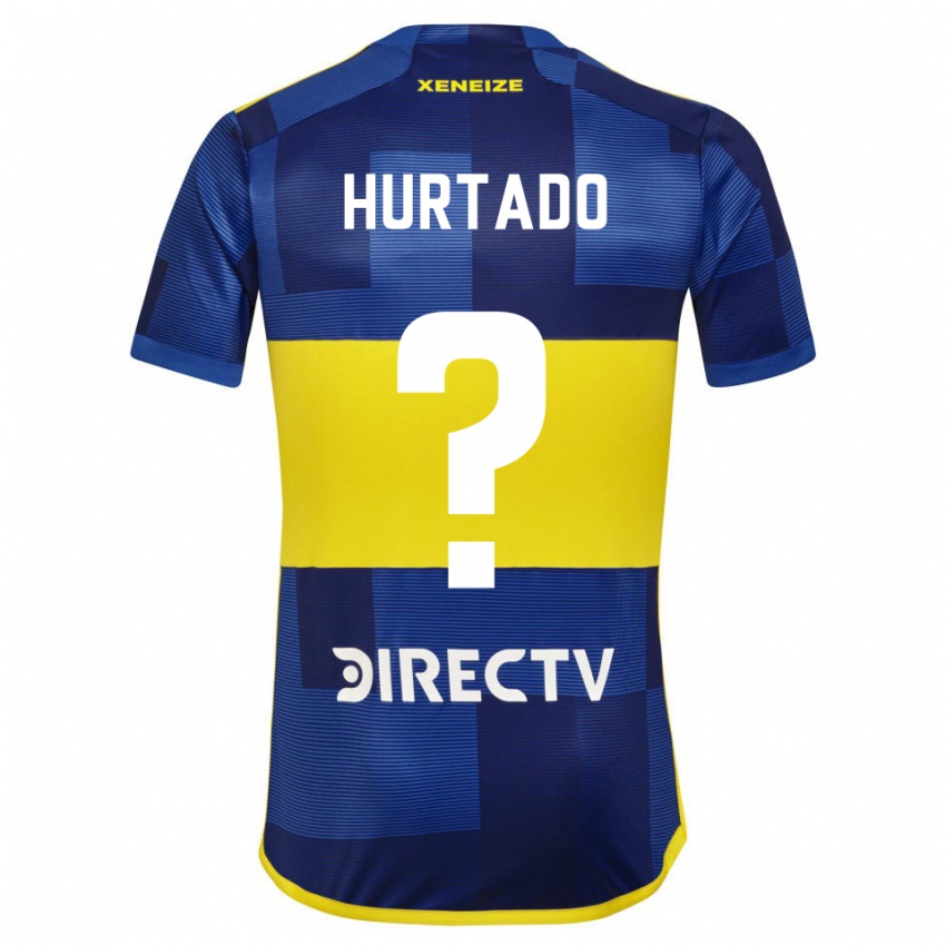 Kinder Jan Hurtado #0 Blau Gelb Heimtrikot Trikot 2024/25 T-Shirt Österreich