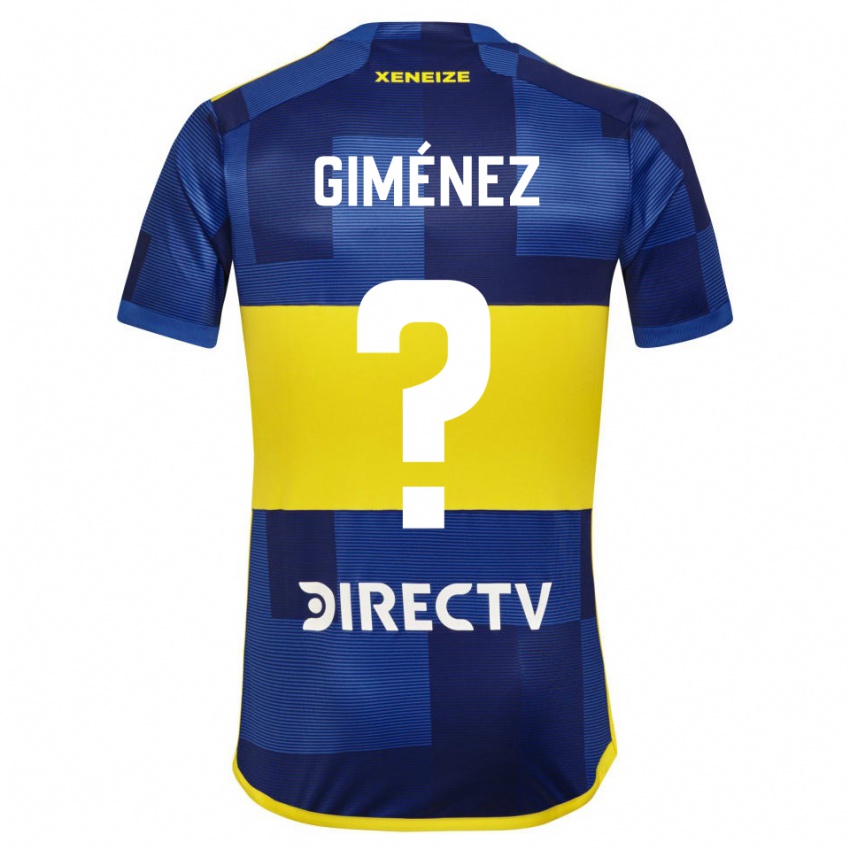 Kinder Milton Giménez #0 Blau Gelb Heimtrikot Trikot 2024/25 T-Shirt Österreich