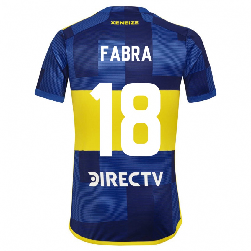 Kinder Frank Fabra #18 Blau Gelb Heimtrikot Trikot 2024/25 T-Shirt Österreich