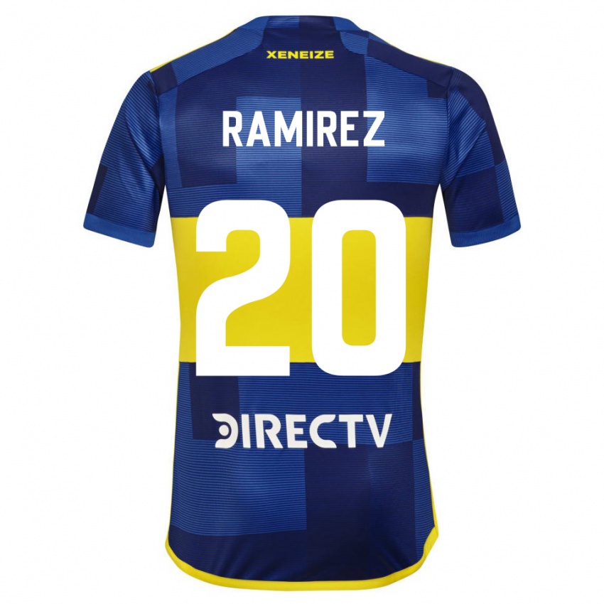 Kinder Juan Ramirez #20 Blau Gelb Heimtrikot Trikot 2024/25 T-Shirt Österreich