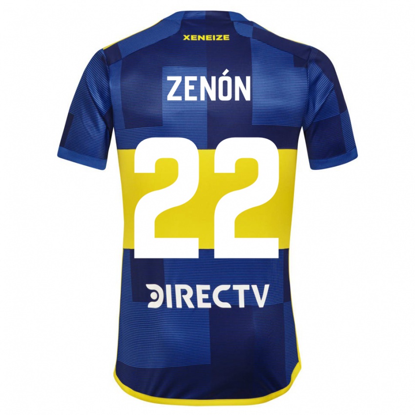 Kinder Kevin Zenón #22 Blau Gelb Heimtrikot Trikot 2024/25 T-Shirt Österreich