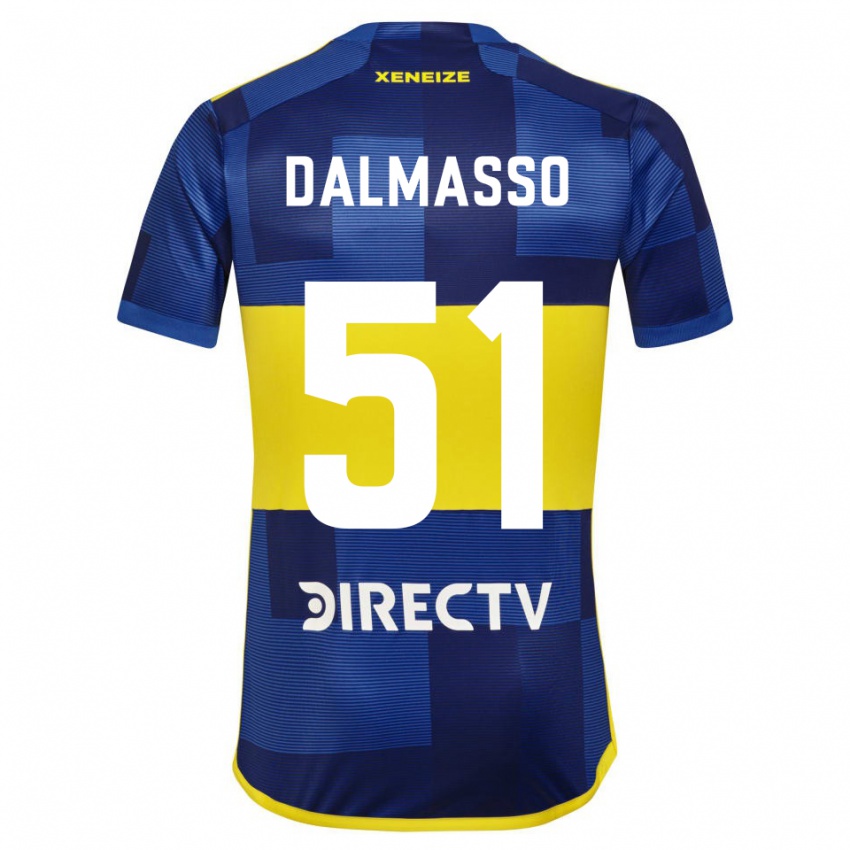 Kinder Santiago Dalmasso #51 Blau Gelb Heimtrikot Trikot 2024/25 T-Shirt Österreich