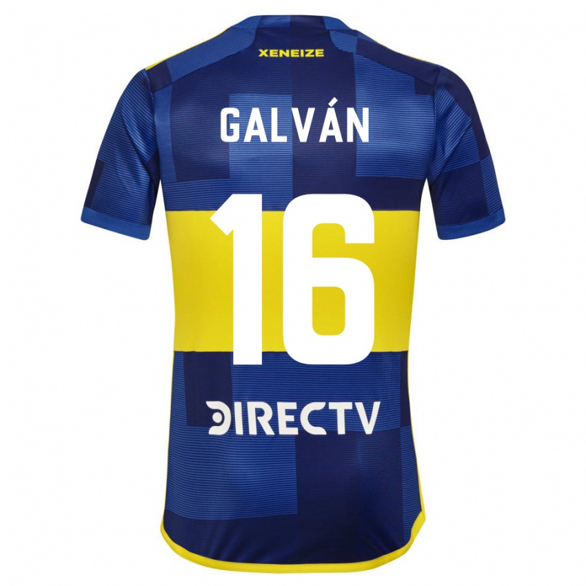 Kinder Lucas Galván #16 Blau Gelb Heimtrikot Trikot 2024/25 T-Shirt Österreich