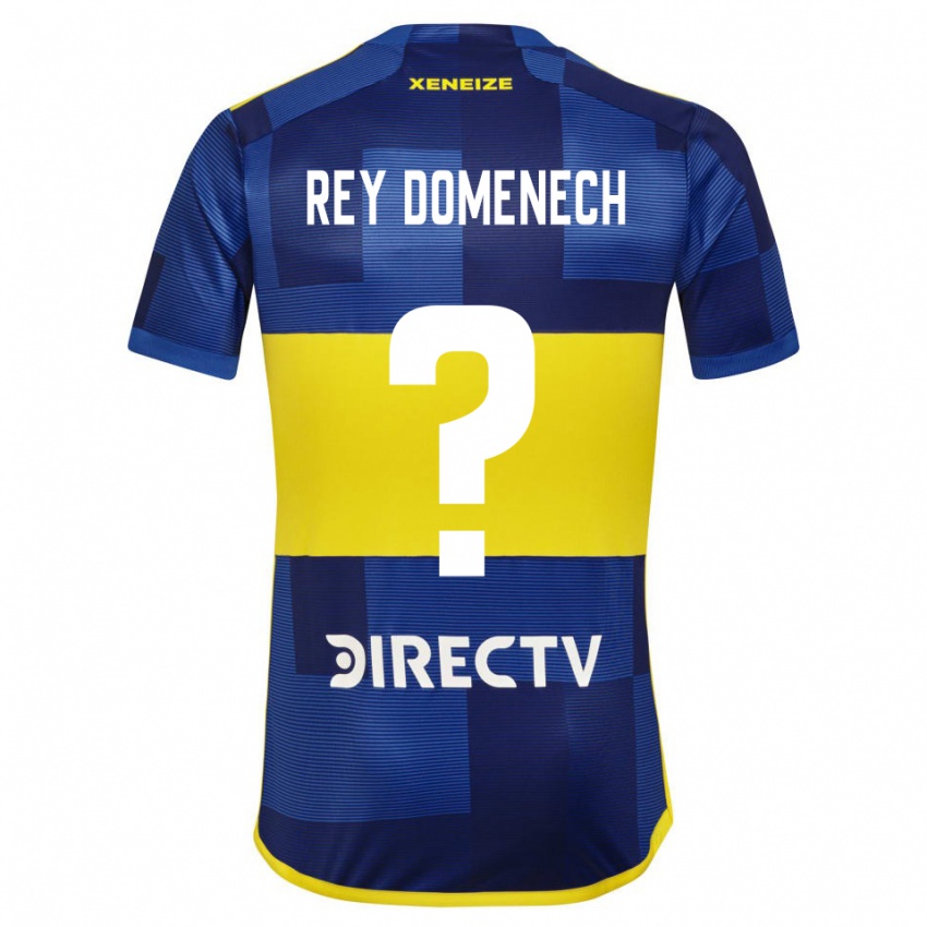 Kinder Camilo Rey Domenech #0 Blau Gelb Heimtrikot Trikot 2024/25 T-Shirt Österreich