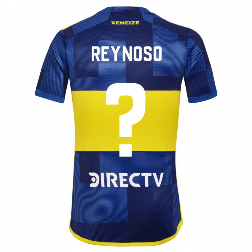 Kinder Agustin Reynoso #0 Blau Gelb Heimtrikot Trikot 2024/25 T-Shirt Österreich