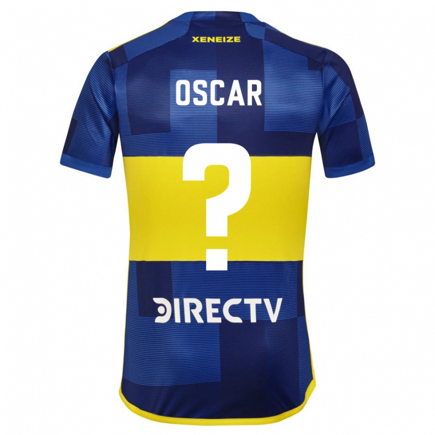 Kinder Oscar Romero #0 Blau Gelb Heimtrikot Trikot 2024/25 T-Shirt Österreich