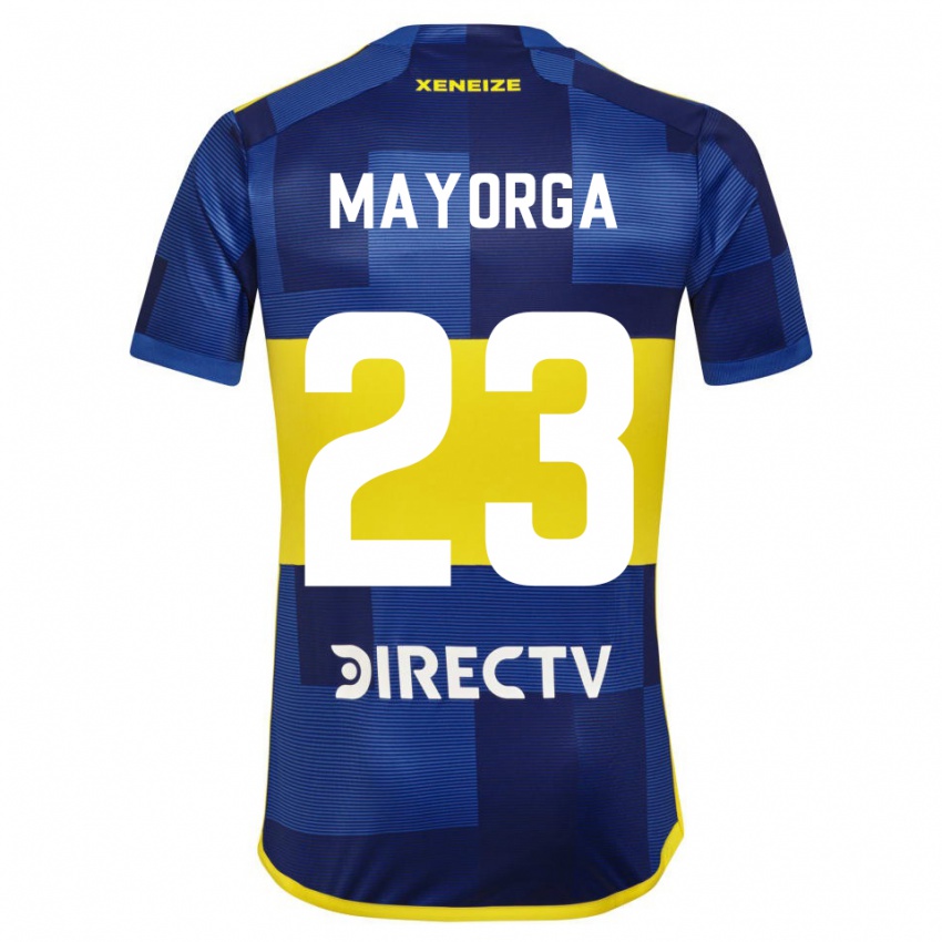 Kinder Miriam Mayorga #23 Blau Gelb Heimtrikot Trikot 2024/25 T-Shirt Österreich