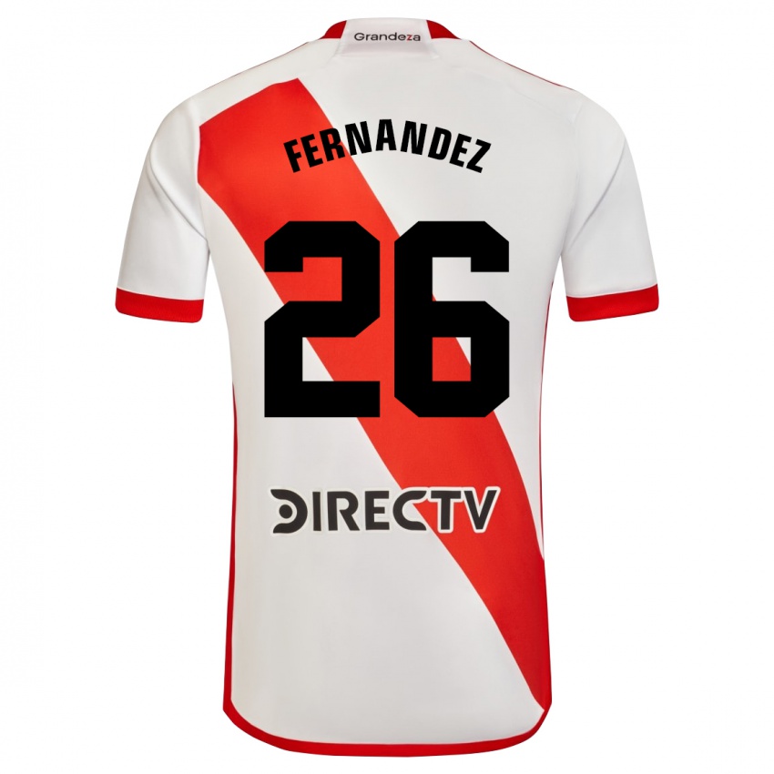 Kinder Nacho Fernández #26 Weiß Rot Heimtrikot Trikot 2024/25 T-Shirt Österreich