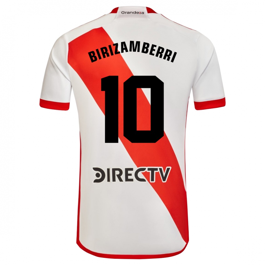 Kinder María Carolina Birizamberri Rivero #10 Weiß Rot Heimtrikot Trikot 2024/25 T-Shirt Österreich