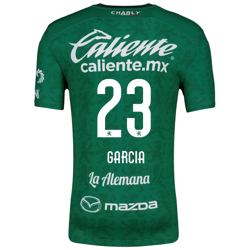 Kinder Óscar García #23 Grün Weiß Heimtrikot Trikot 2024/25 T-Shirt Österreich