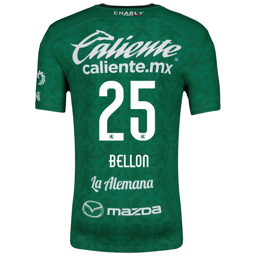 Kinder Paul Bellón #25 Grün Weiß Heimtrikot Trikot 2024/25 T-Shirt Österreich