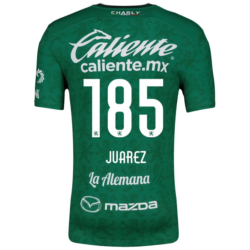 Kinder Moisés Juárez #185 Grün Weiß Heimtrikot Trikot 2024/25 T-Shirt Österreich