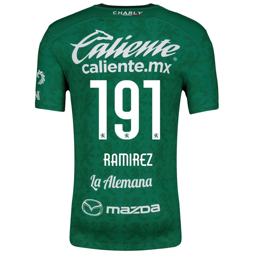 Kinder Ian Ramírez #191 Grün Weiß Heimtrikot Trikot 2024/25 T-Shirt Österreich