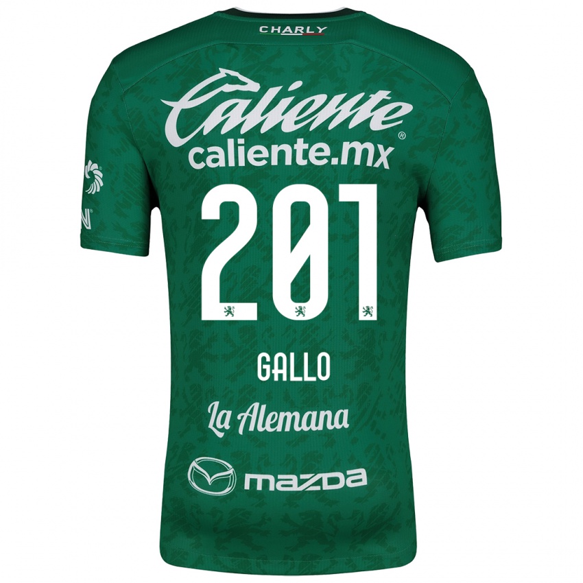 Kinder Andrés Gallo #201 Grün Weiß Heimtrikot Trikot 2024/25 T-Shirt Österreich