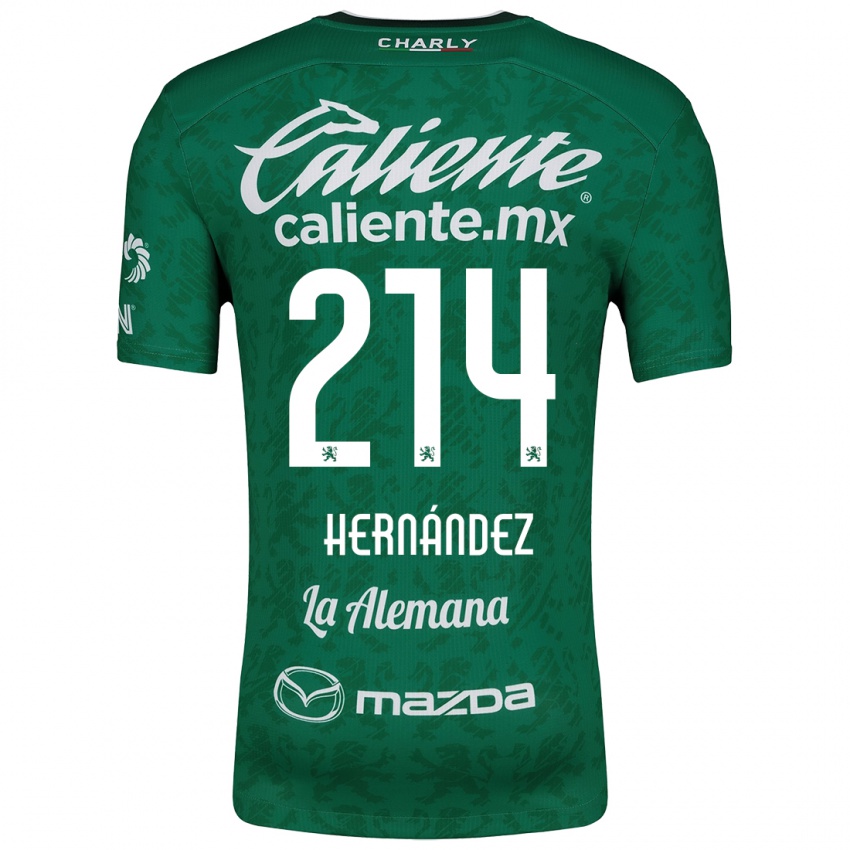 Kinder Iván Hernández #214 Grün Weiß Heimtrikot Trikot 2024/25 T-Shirt Österreich