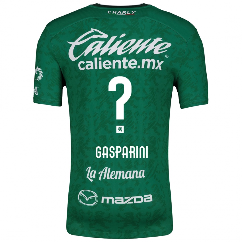 Kinder Joaquín Gasparini #0 Grün Weiß Heimtrikot Trikot 2024/25 T-Shirt Österreich