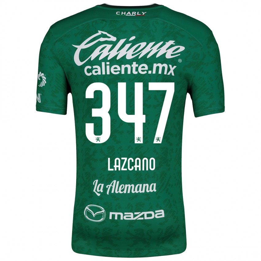 Kinder Evan Lazcano #347 Grün Weiß Heimtrikot Trikot 2024/25 T-Shirt Österreich