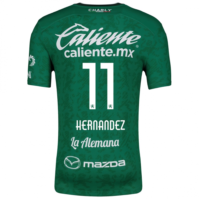 Kinder Elías Hernández #11 Grün Weiß Heimtrikot Trikot 2024/25 T-Shirt Österreich