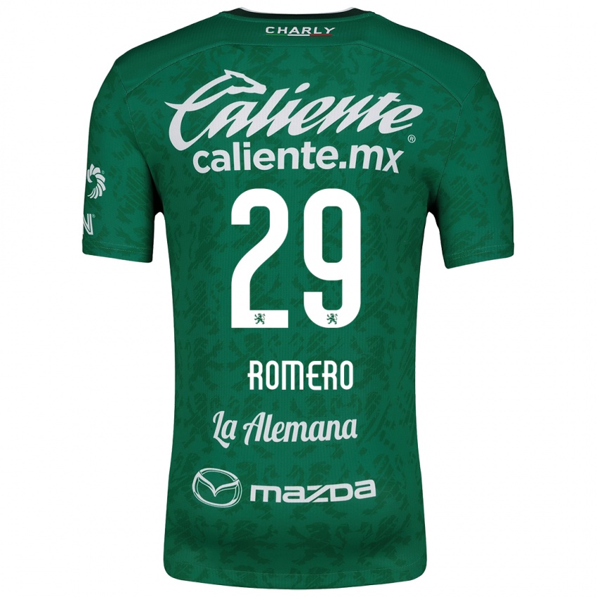 Kinder Lucas Romero #29 Grün Weiß Heimtrikot Trikot 2024/25 T-Shirt Österreich