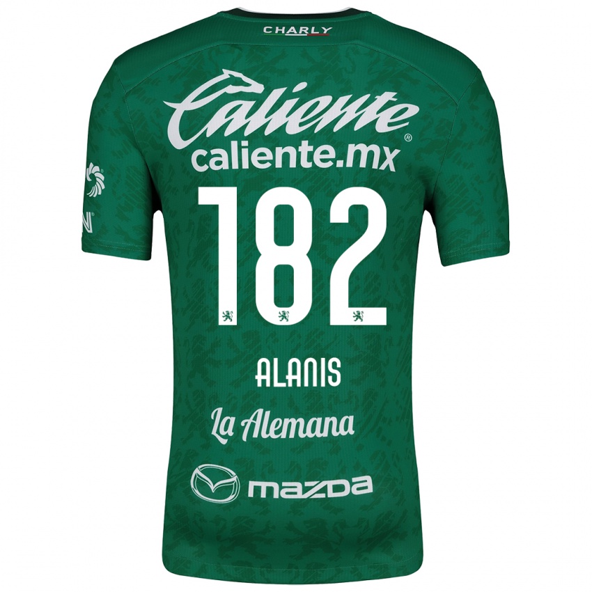 Kinder Alejandro Alanís #182 Grün Weiß Heimtrikot Trikot 2024/25 T-Shirt Österreich