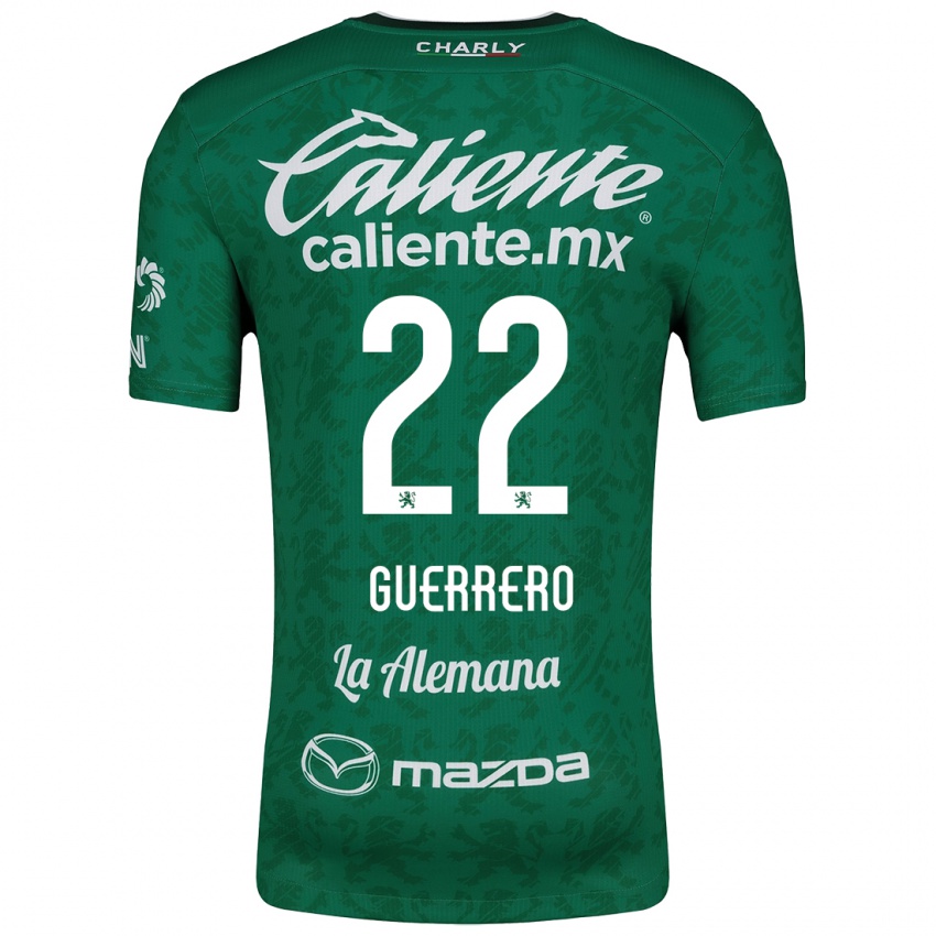 Kinder África Guerrero #22 Grün Weiß Heimtrikot Trikot 2024/25 T-Shirt Österreich