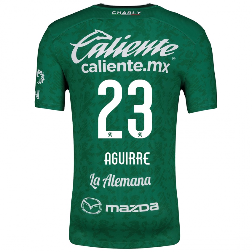 Kinder Zoe Aguirre #23 Grün Weiß Heimtrikot Trikot 2024/25 T-Shirt Österreich