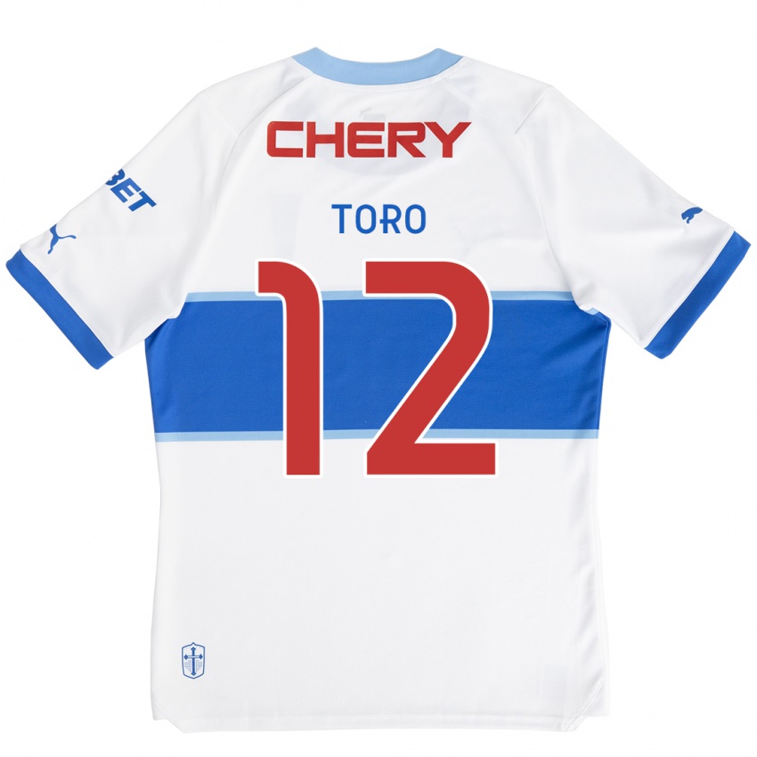 Kinder Ian Toro #12 Weiß Blau Heimtrikot Trikot 2024/25 T-Shirt Österreich