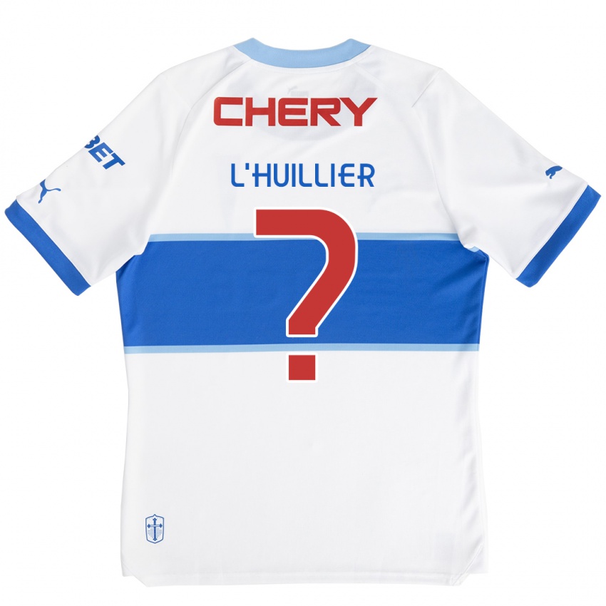 Kinder Nicolás L'huillier #0 Weiß Blau Heimtrikot Trikot 2024/25 T-Shirt Österreich