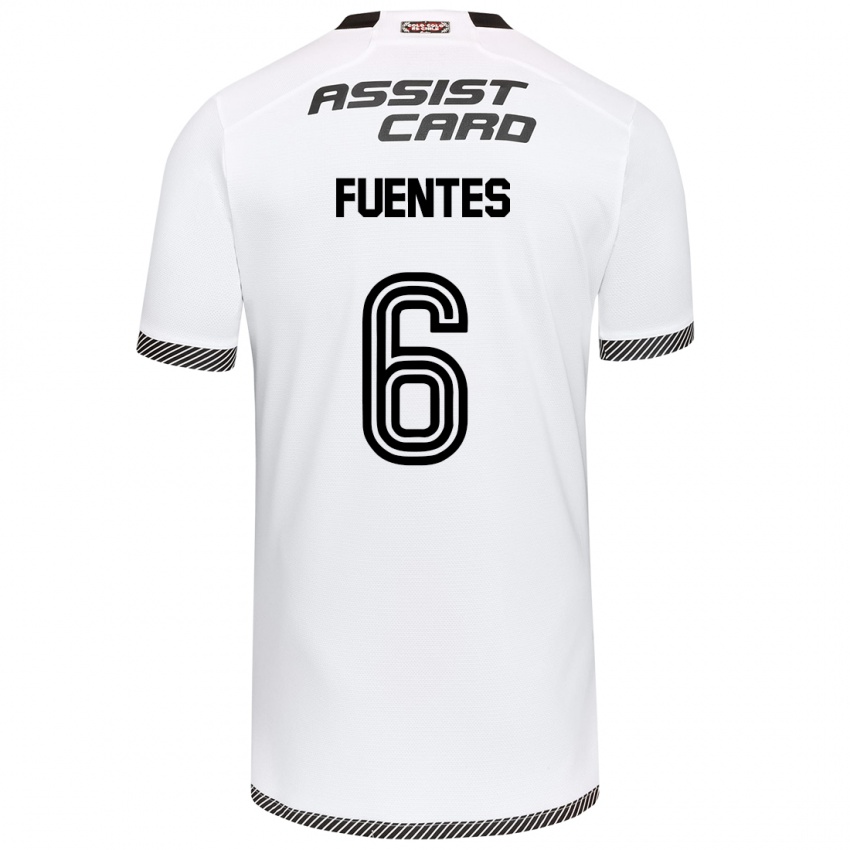 Kinder César Fuentes #6 Weiß Schwarz Heimtrikot Trikot 2024/25 T-Shirt Österreich