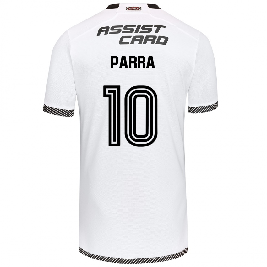 Kinder Pablo Parra #10 Weiß Schwarz Heimtrikot Trikot 2024/25 T-Shirt Österreich