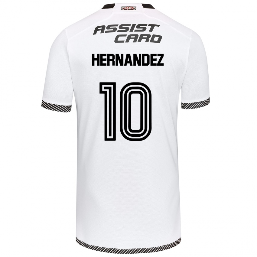 Kinder Leandro Hernández #10 Weiß Schwarz Heimtrikot Trikot 2024/25 T-Shirt Österreich