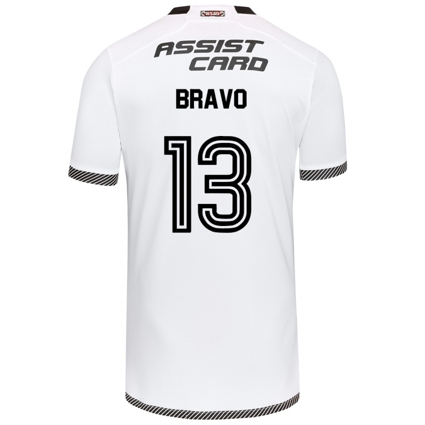 Kinder Santiago Bravo #13 Weiß Schwarz Heimtrikot Trikot 2024/25 T-Shirt Österreich