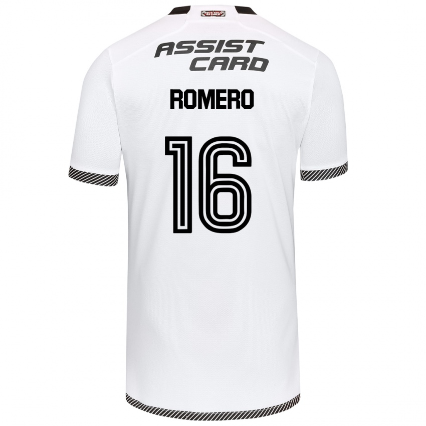 Kinder Evanz Romero #16 Weiß Schwarz Heimtrikot Trikot 2024/25 T-Shirt Österreich