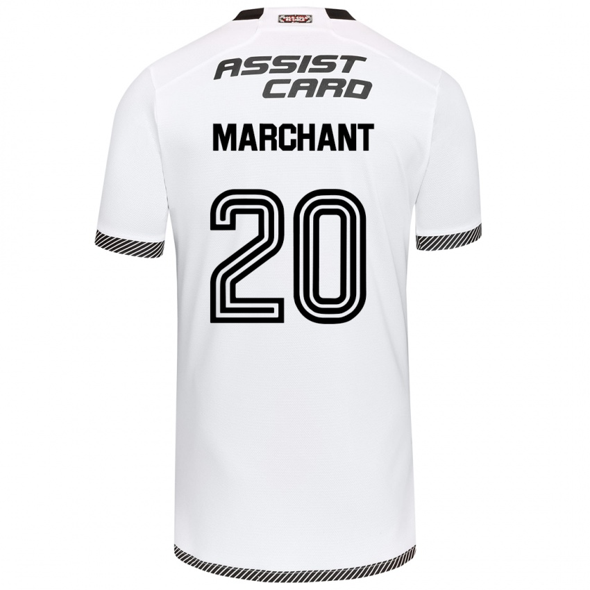 Kinder Francisco Marchant #20 Weiß Schwarz Heimtrikot Trikot 2024/25 T-Shirt Österreich